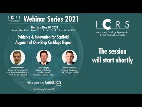 Evidence &amp; Innovation for Scaffold Augmented One Step Cartilage Repair