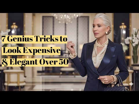 7 Genius Tricks to Look Expensive &amp; Elegant Over 50 | Timeless Elegance